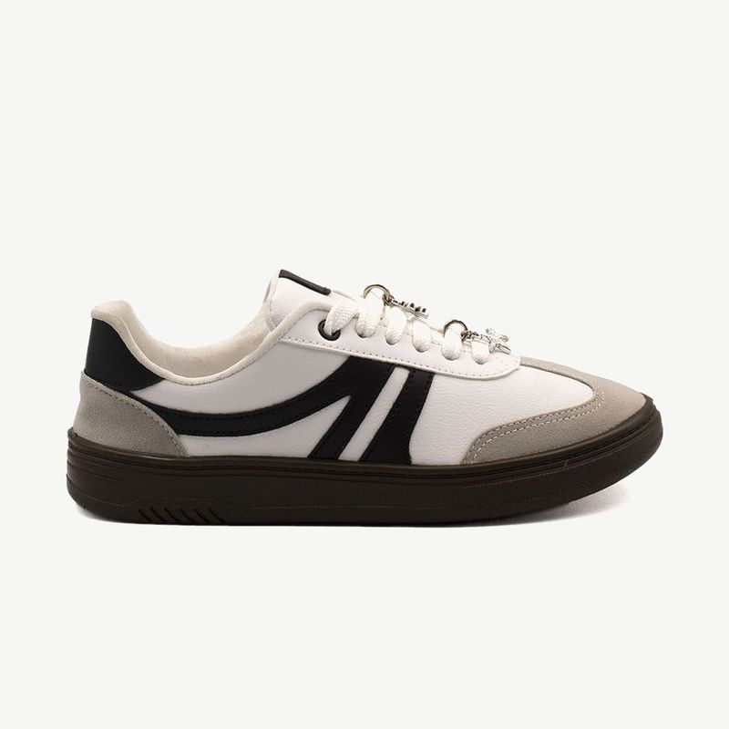 Tênis Zatta Casual Pingente Pietra  Bicolor