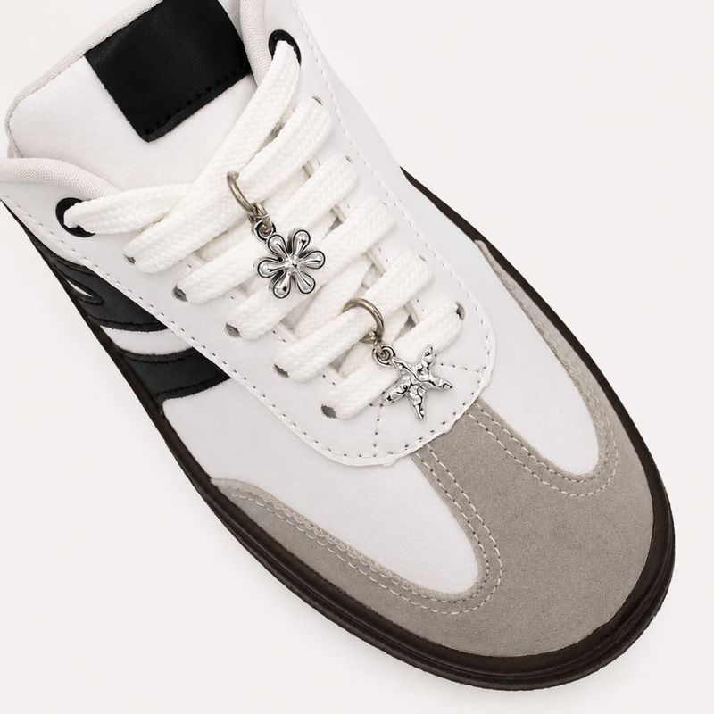 Tênis Zatta Casual Pingente Pietra  Bicolor
