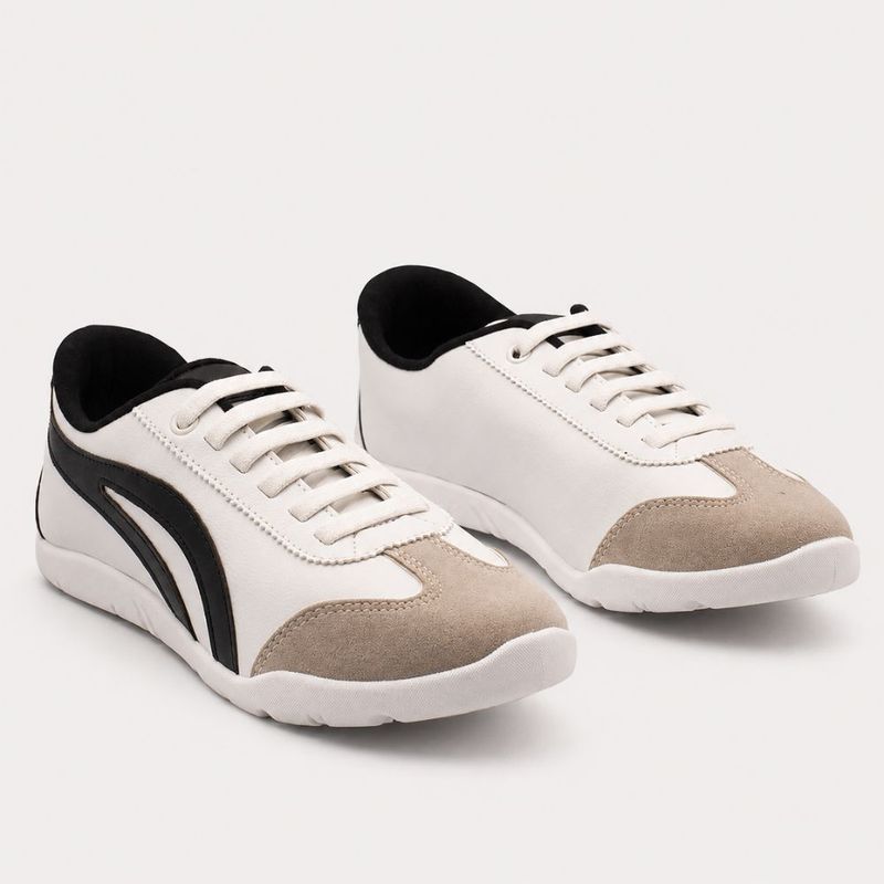 Tênis Casual Bicolor Jack Branco 
