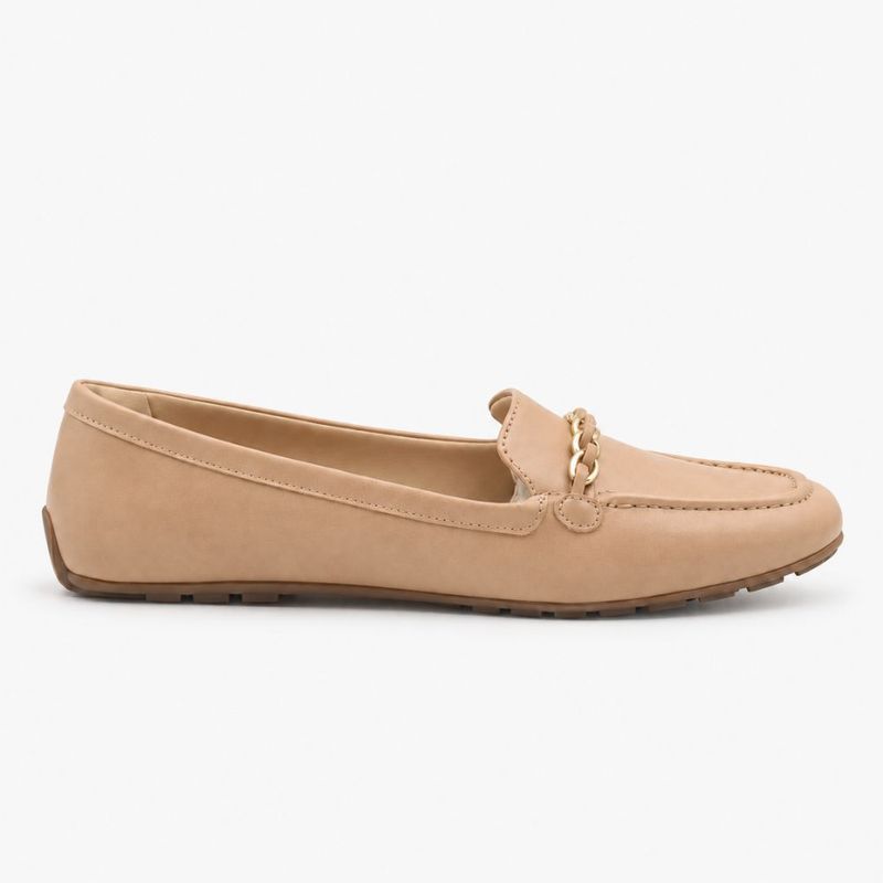 Mocassim Zatta Corrente Flat  Micaela Nude