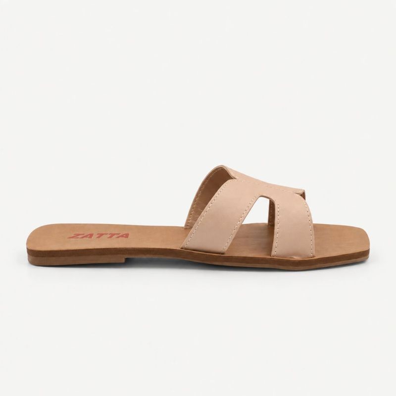 Rasteira Zatta H Camile Nude