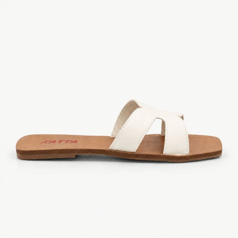 Rasteira Zatta H Camile Off white