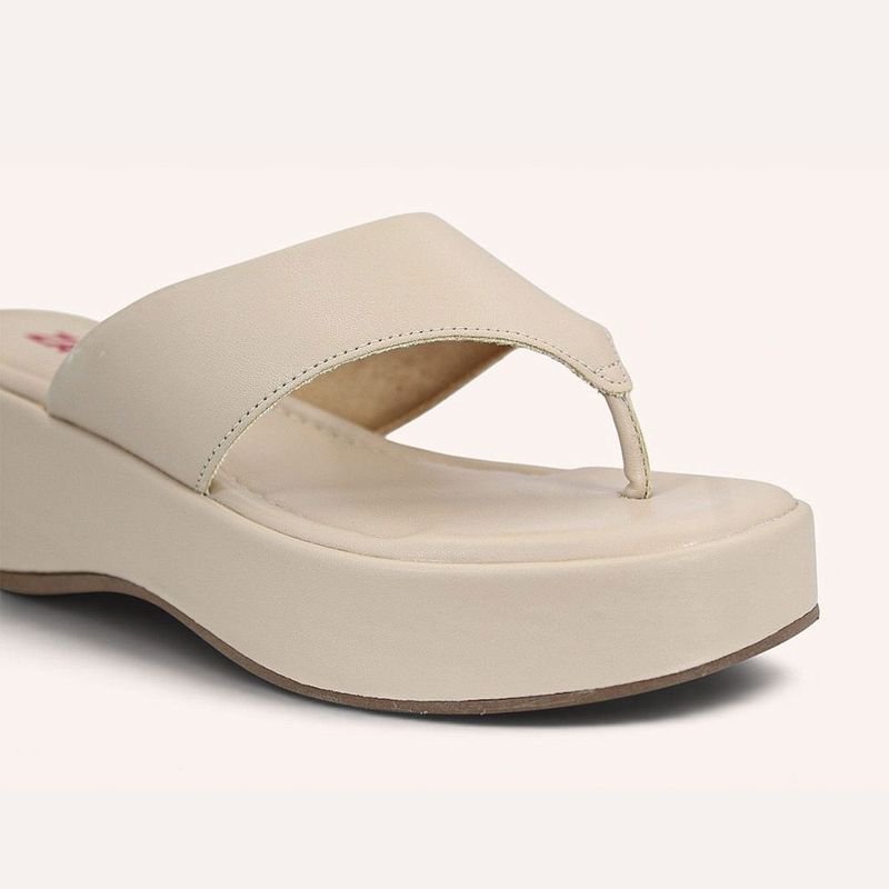 Tamanco Zatta De Dedo  Flatform Luma Amendoa