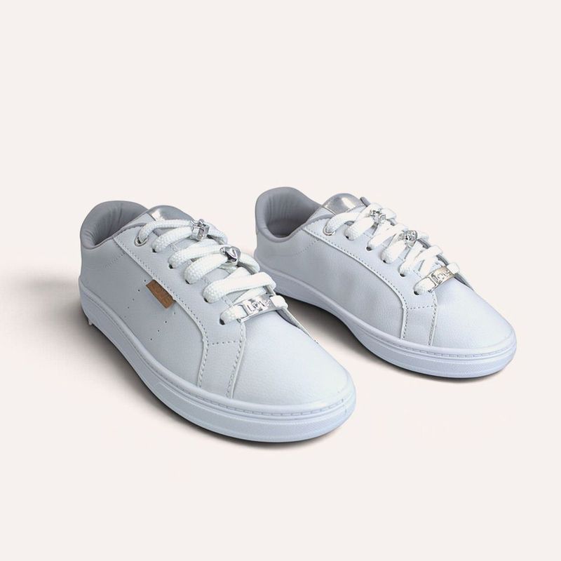 Tênis Zatta Casual Pingente Penélope Branco