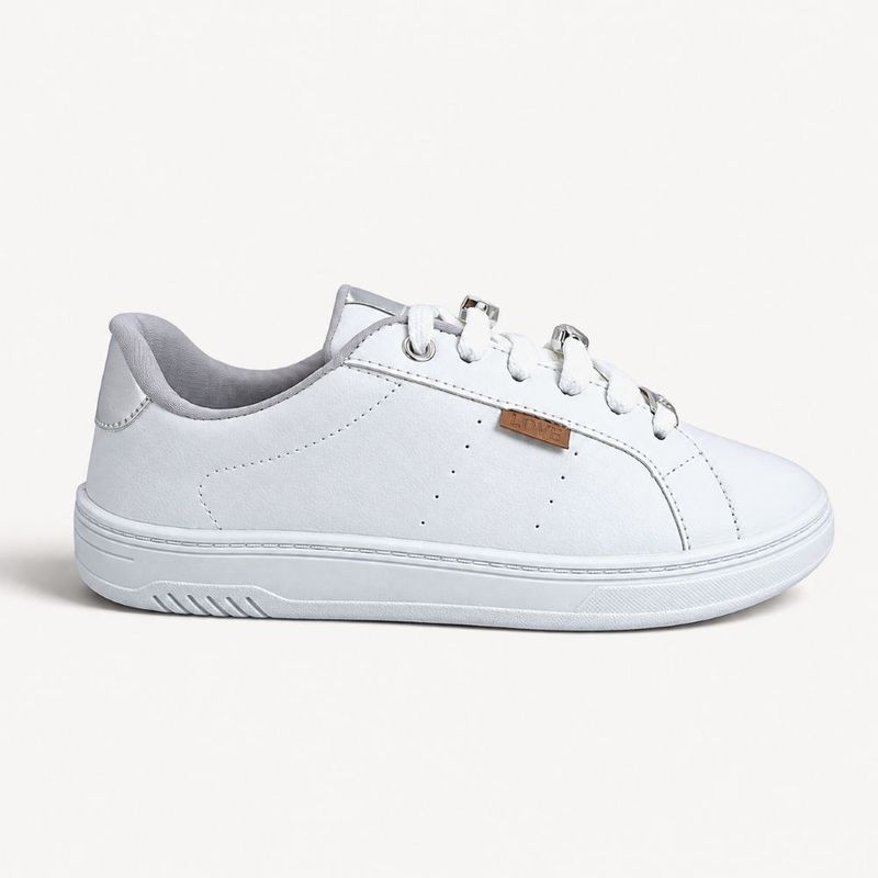 Tênis Zatta Casual Pingente Penélope Branco