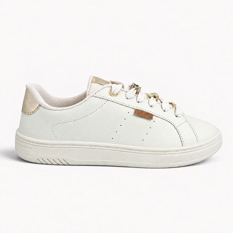 Tênis Zatta Casual Pingente Penélope Off White