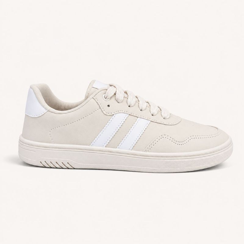 Tenis Zatta Duas Listras Jaqueline Off White