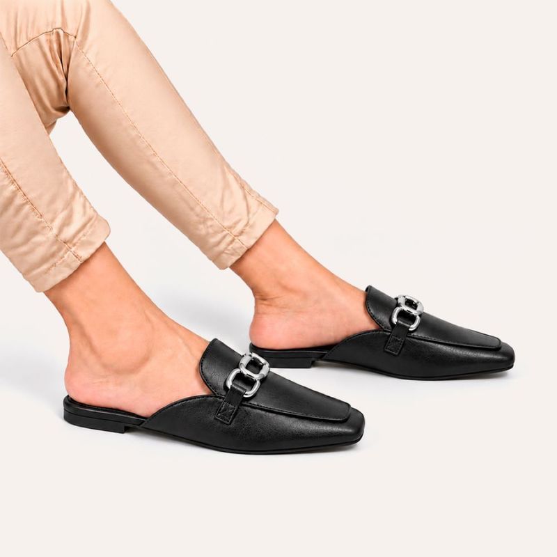 Mule Zatta Corrente Heloisa  Preto 