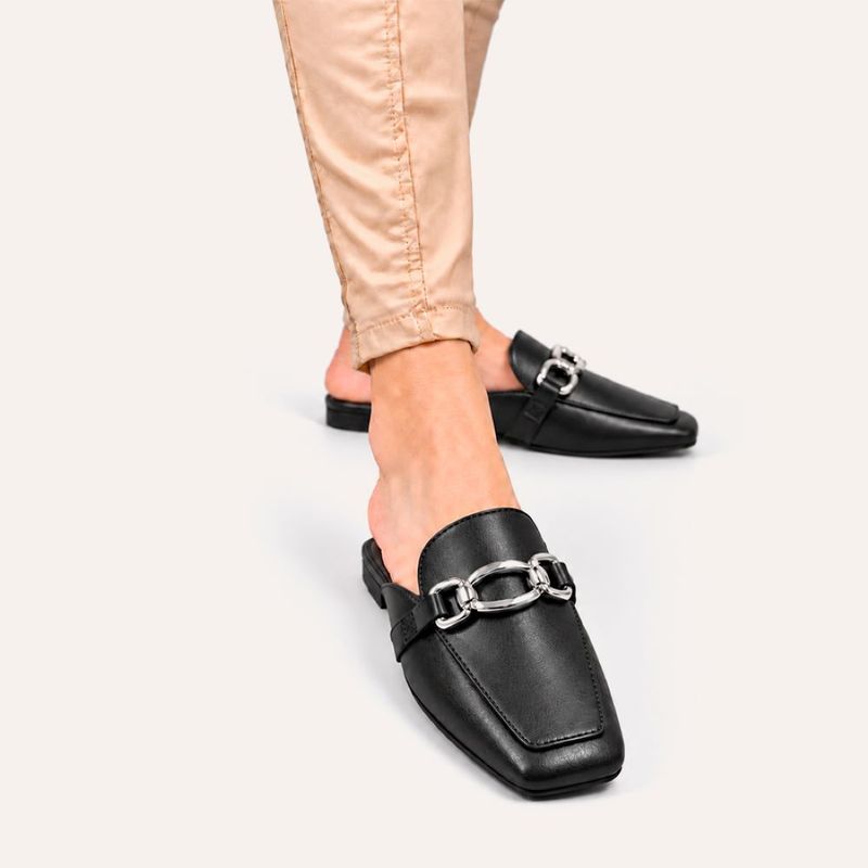 Mule Zatta Corrente Heloisa  Preto 