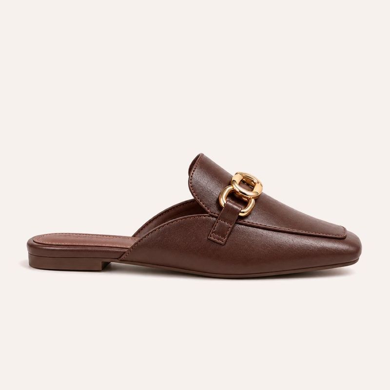 Mule Zatta Corrente Heloisa Marrom