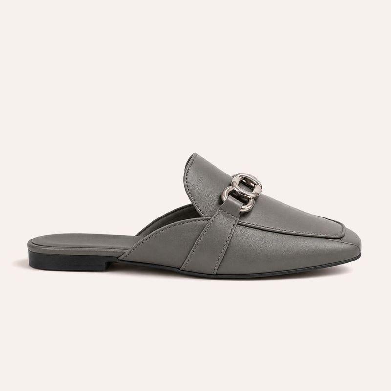 Mule Zatta Corrente Heloisa Cinza