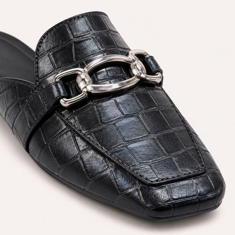 Mule Zatta Corrente Heloisa  Texturizado Preto 