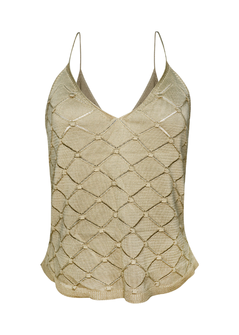 regata connection gold | connection gold tank top