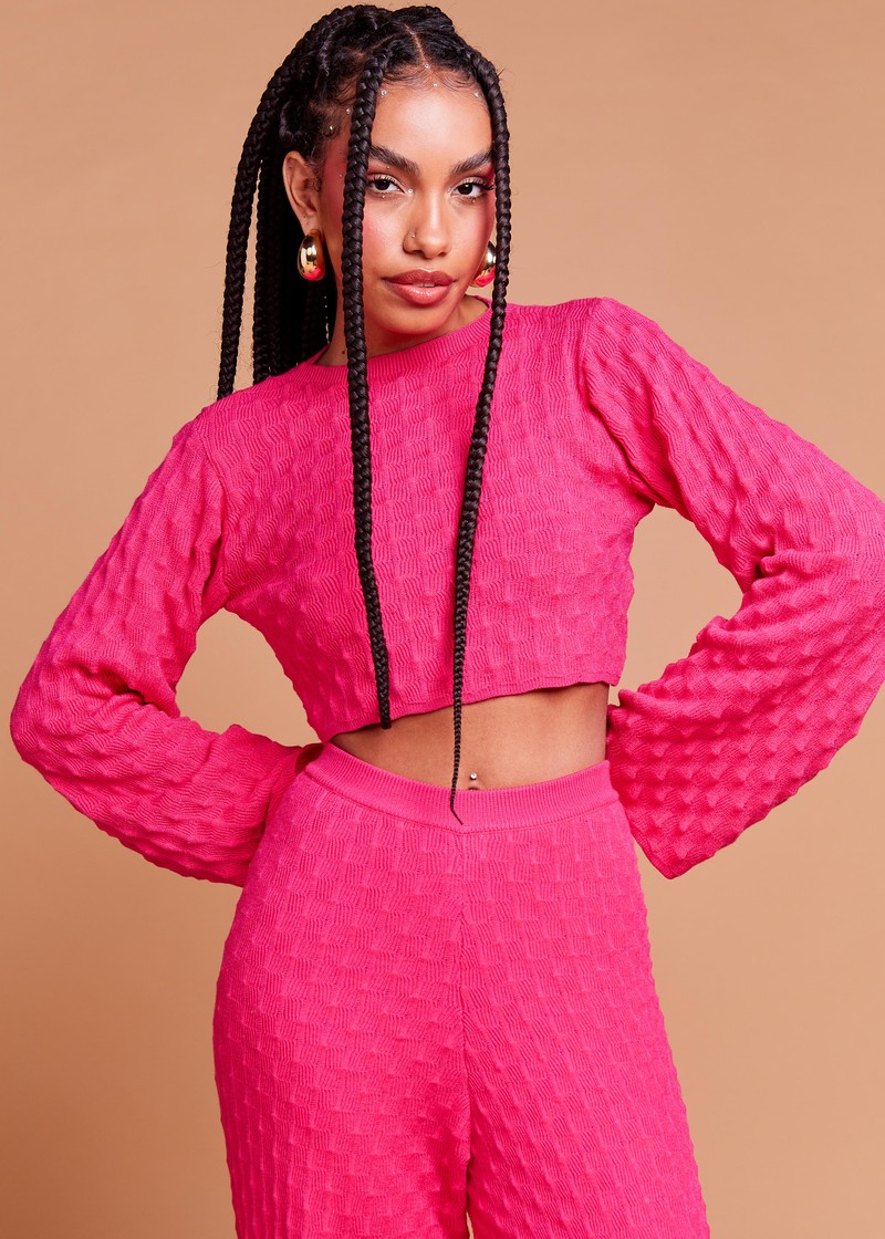 cropped treasure island pink