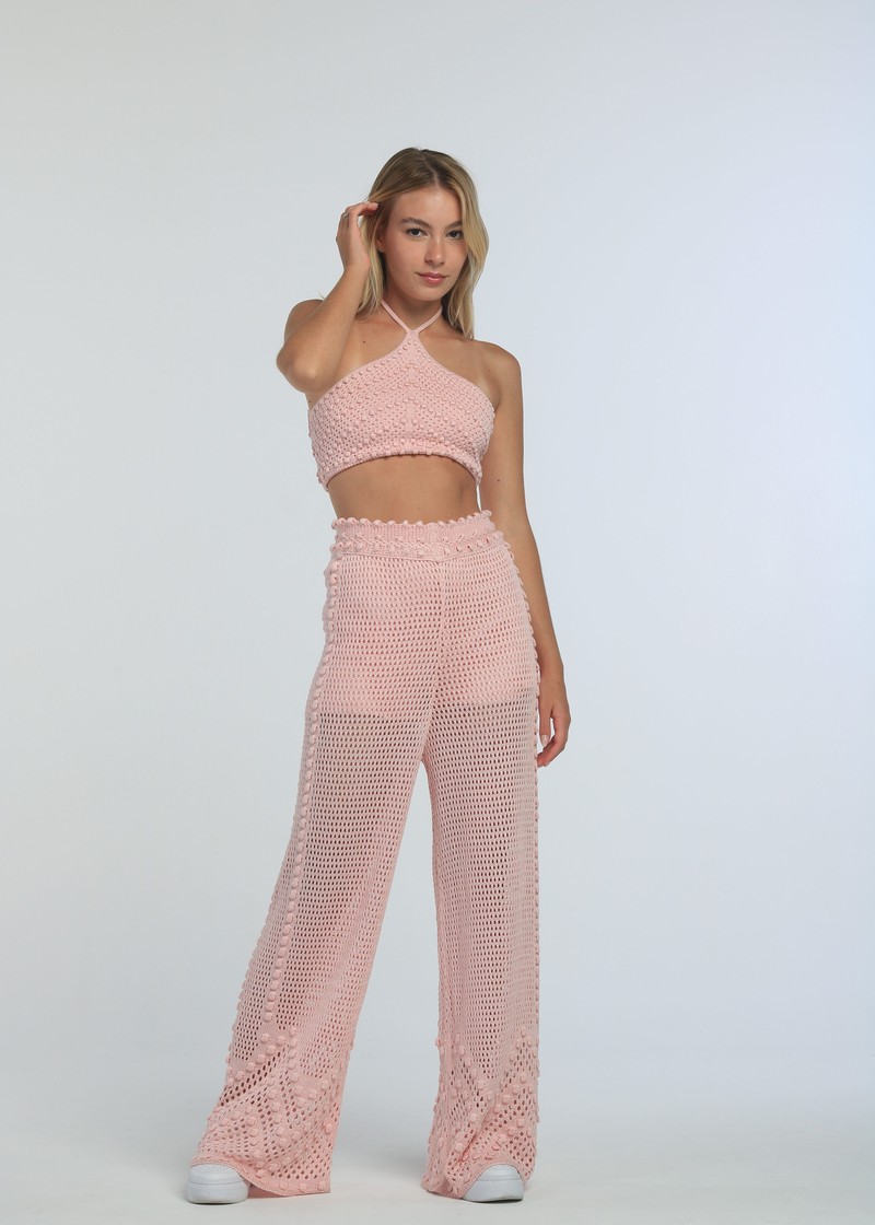 calça shell soft pink