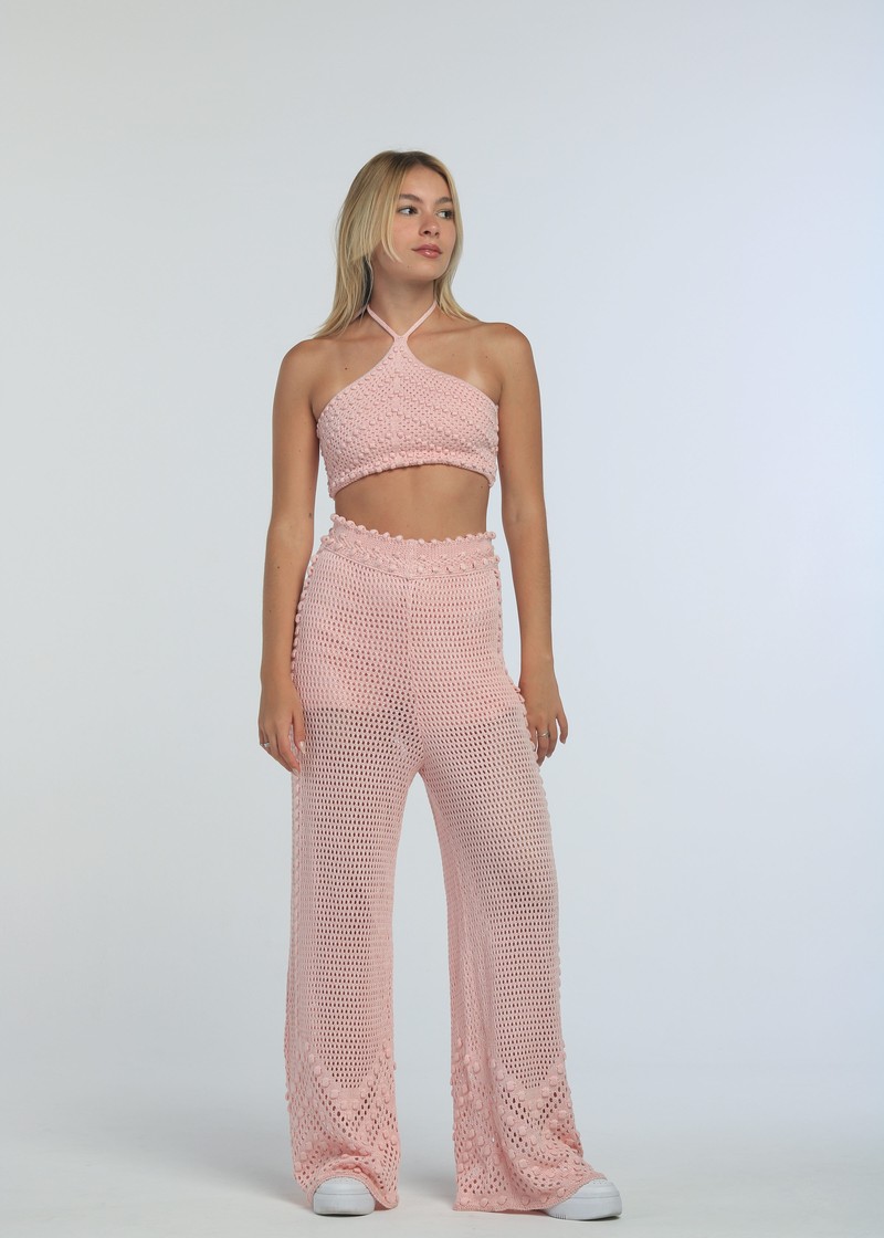 calça shell soft pink