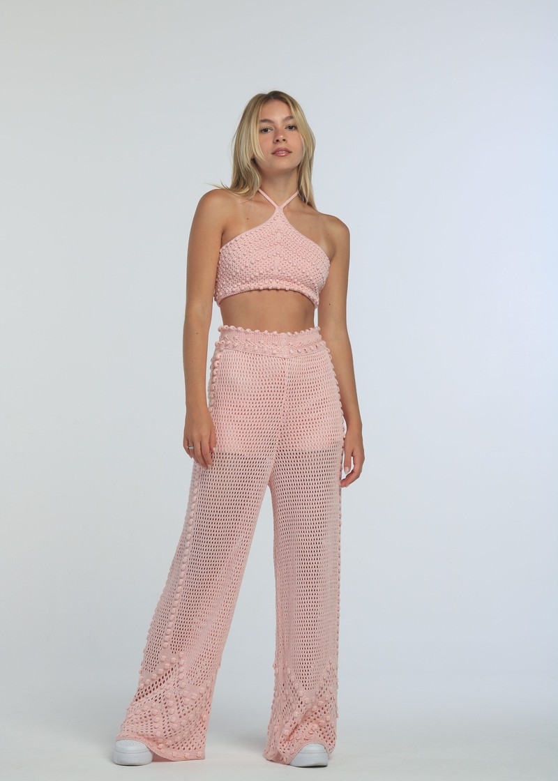 calça shell soft pink