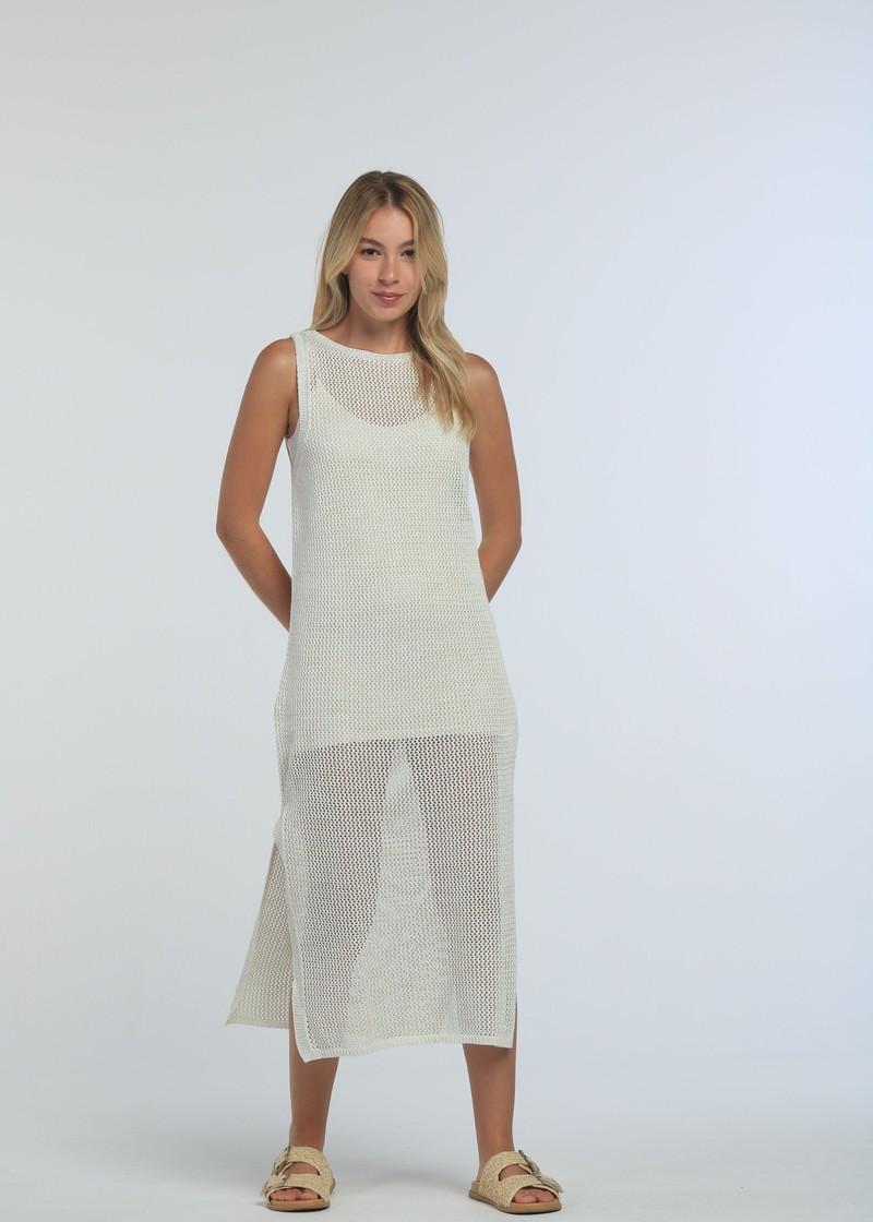 vestido fishing off white