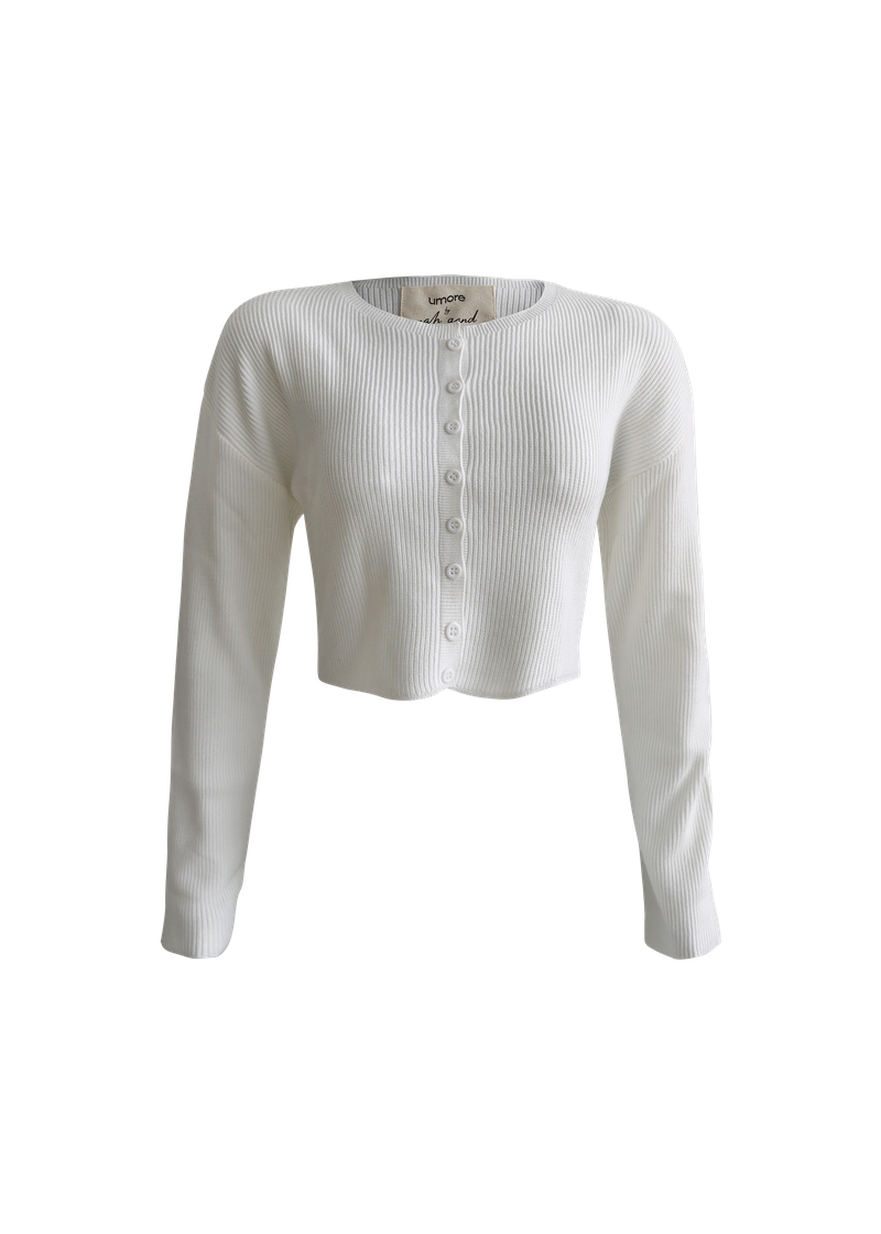 cardigan slim off white