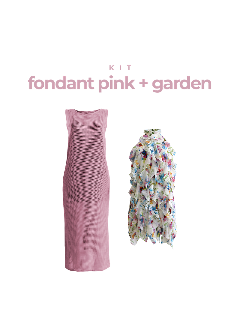 kit wave garden +  fishing foundant pink