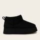 Bota Plataforma Luna Camurça Black