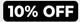 10% de descontos