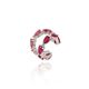Earcuff Borboleta vermelha