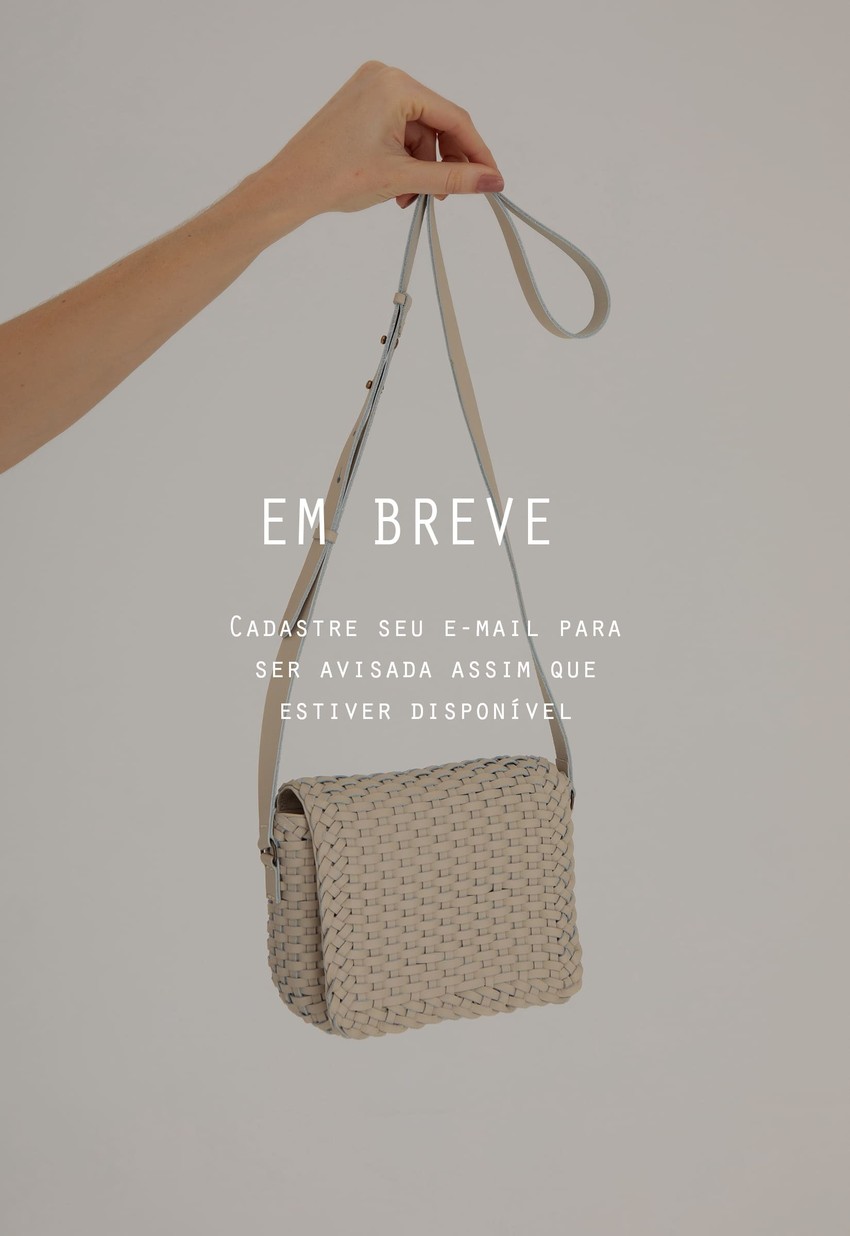 Mini Bolsa Tressê Cesto Off White