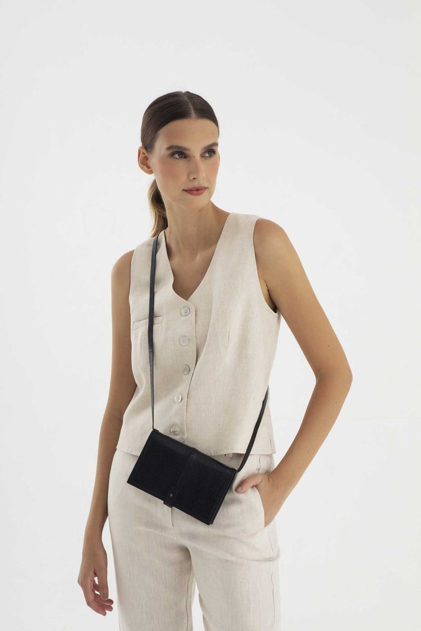 Mini Clutch Arraia Preta