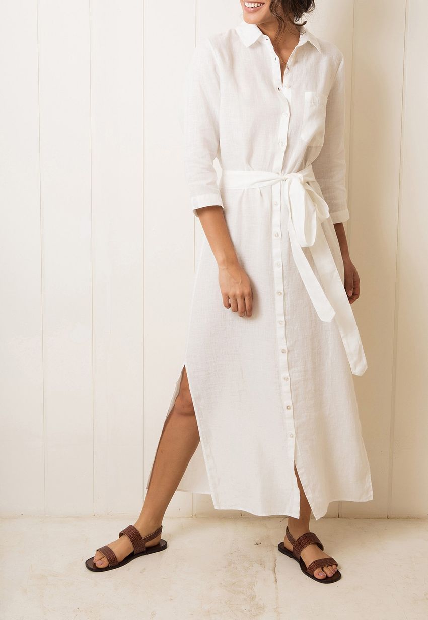 Chemise Linho Off White - Tamanho: PP