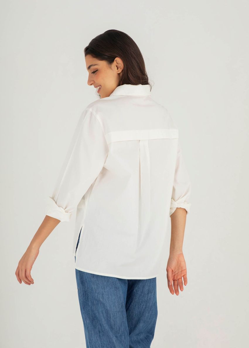 Camisa Tricoline Off White