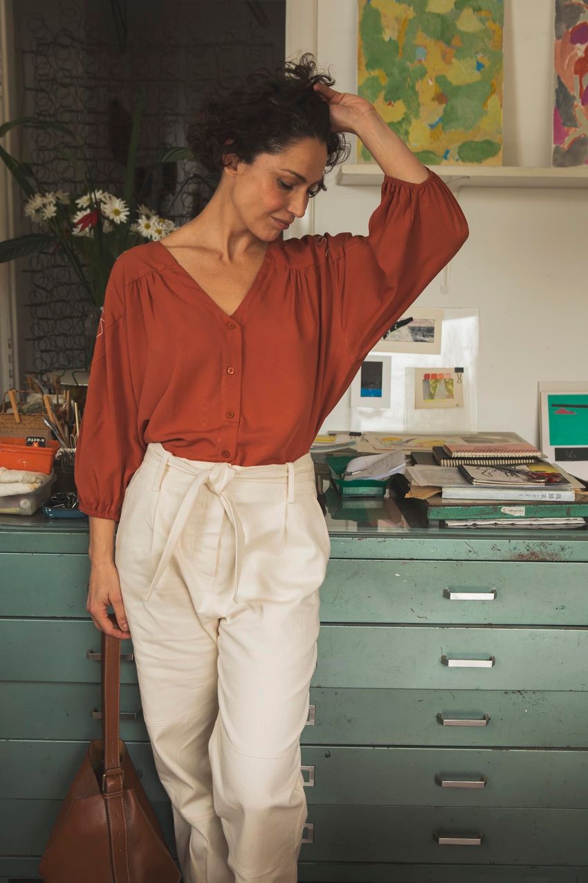 Blusa Ateliê Bordada