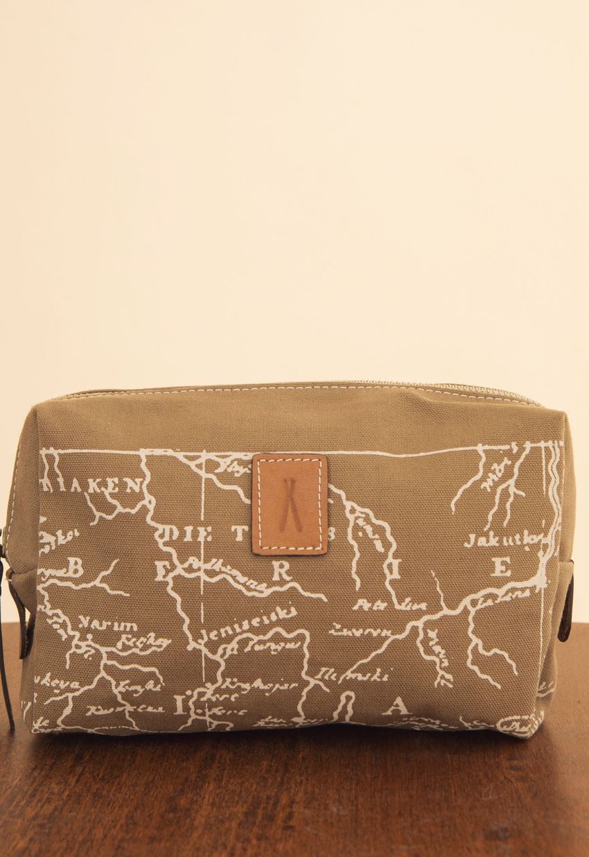 Necessaire Lona Mapa Havana