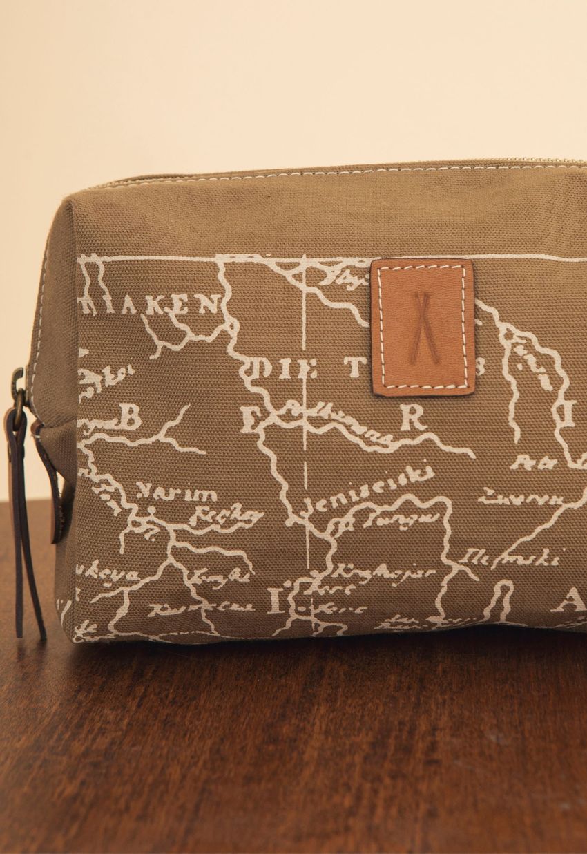 Necessaire Lona Mapa Havana