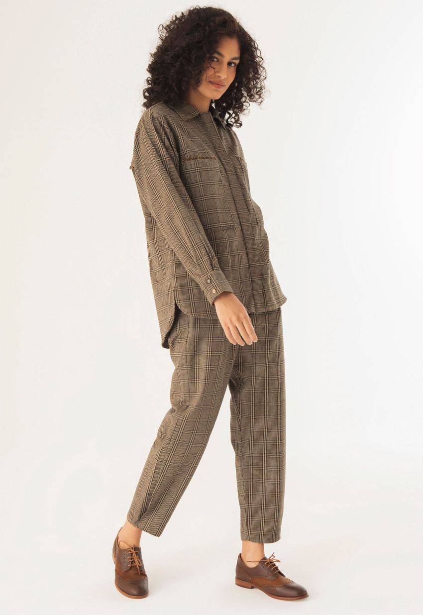 Camisa Oversized Xadrez