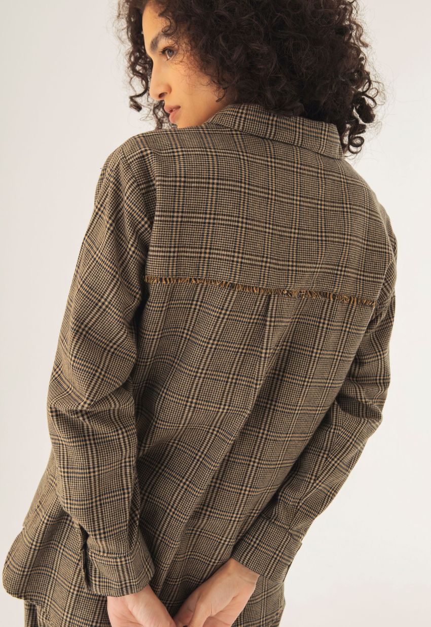 Camisa Oversized Xadrez
