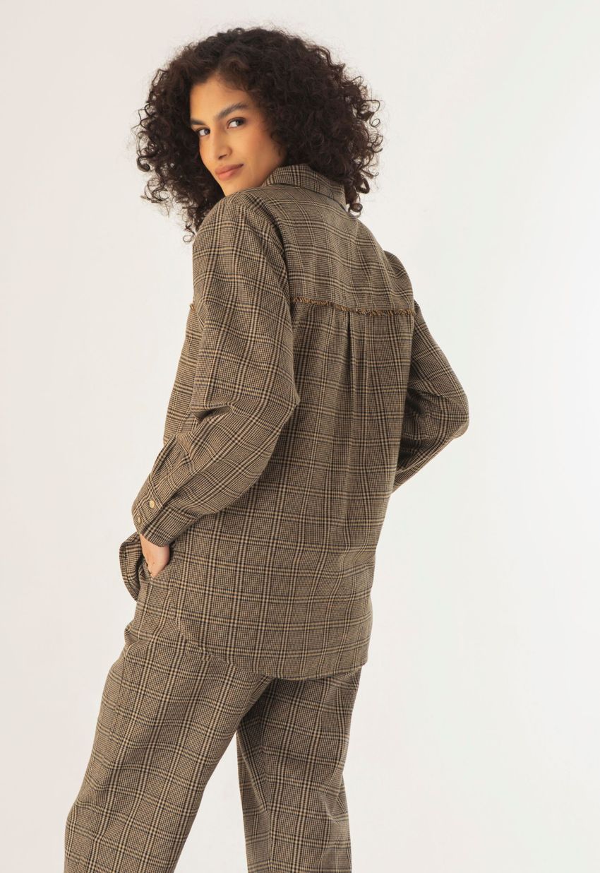 Camisa Oversized Xadrez