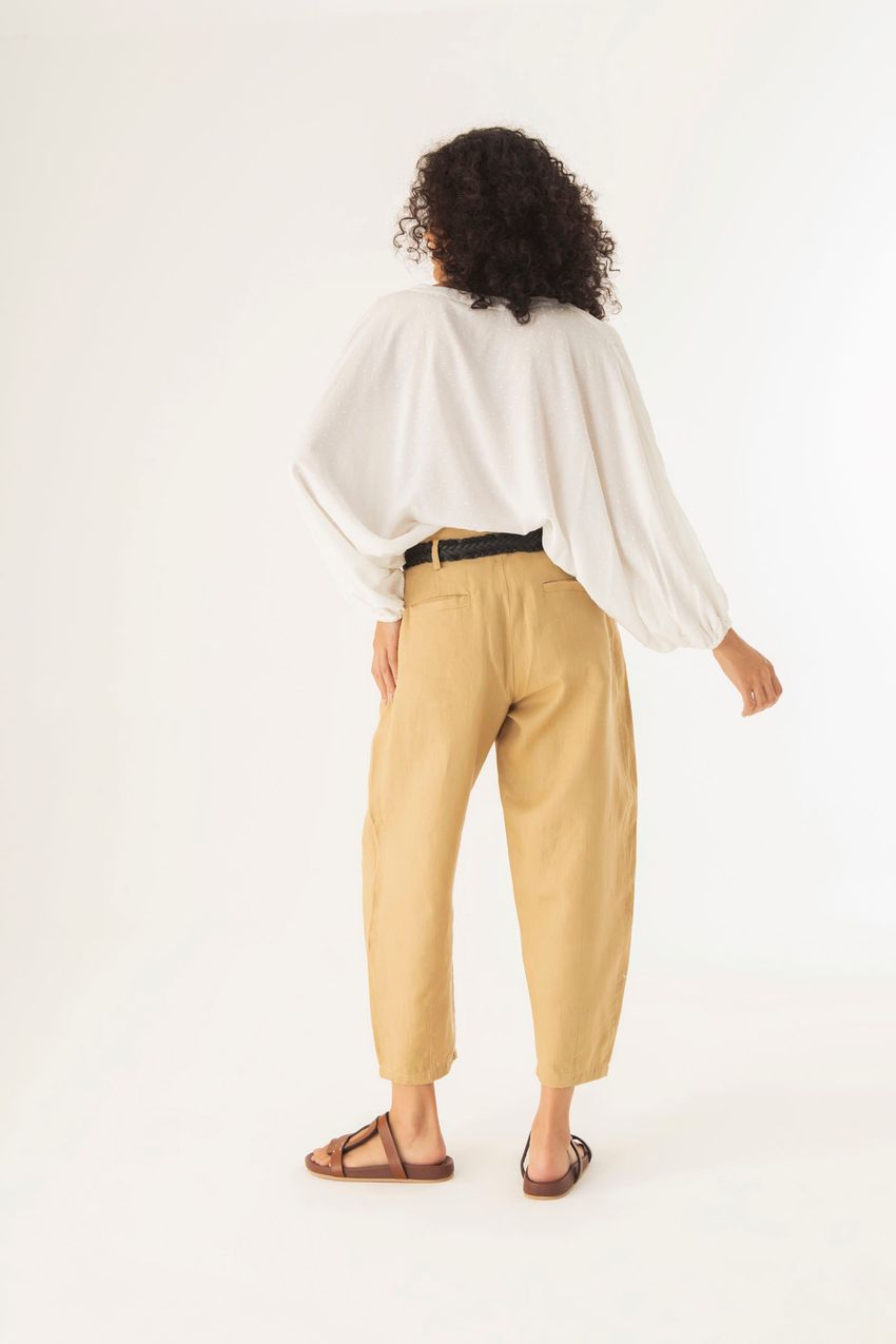 Calça Lyon Linho Deserto