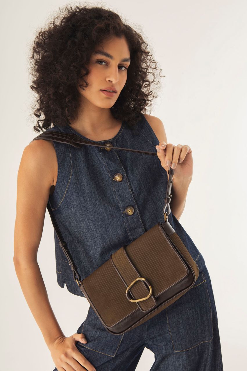 Regata Botões Jeans 