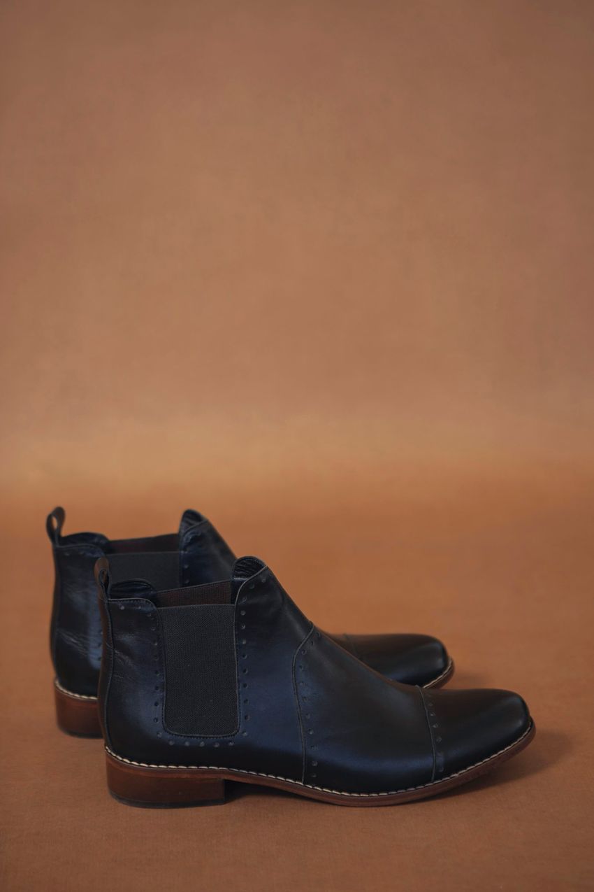 Bota Elástico Preta