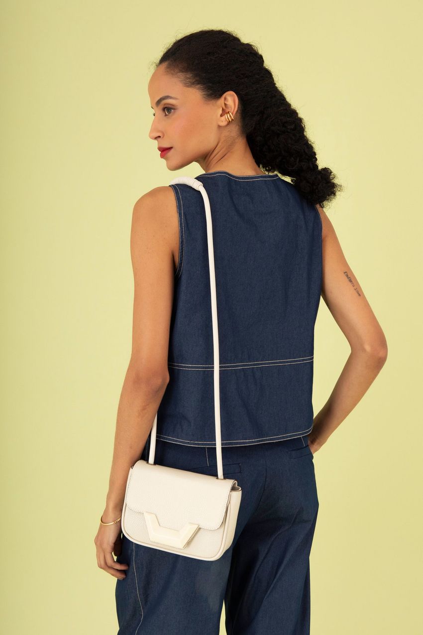 Mini Bolsa Arraia Off White