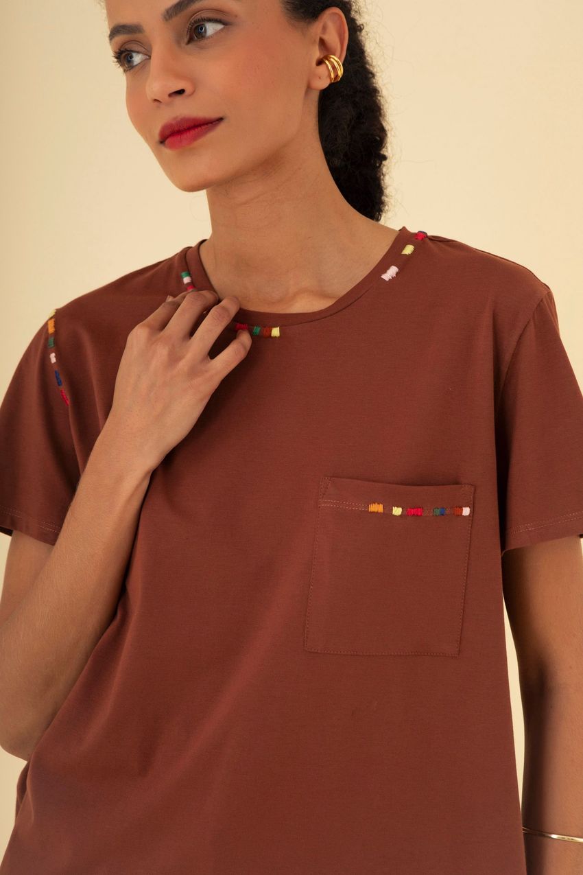 Camiseta Confete Canela