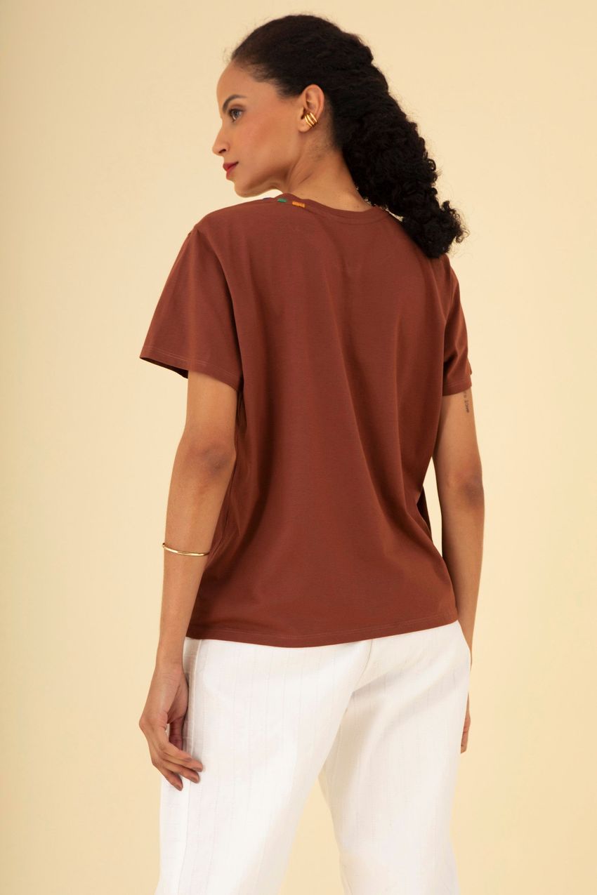 Camiseta Confete Canela
