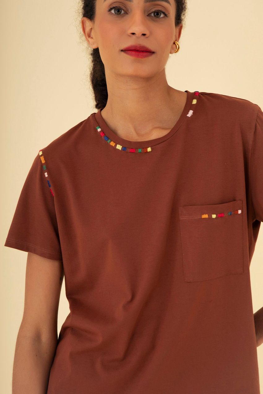 Camiseta Confete Canela