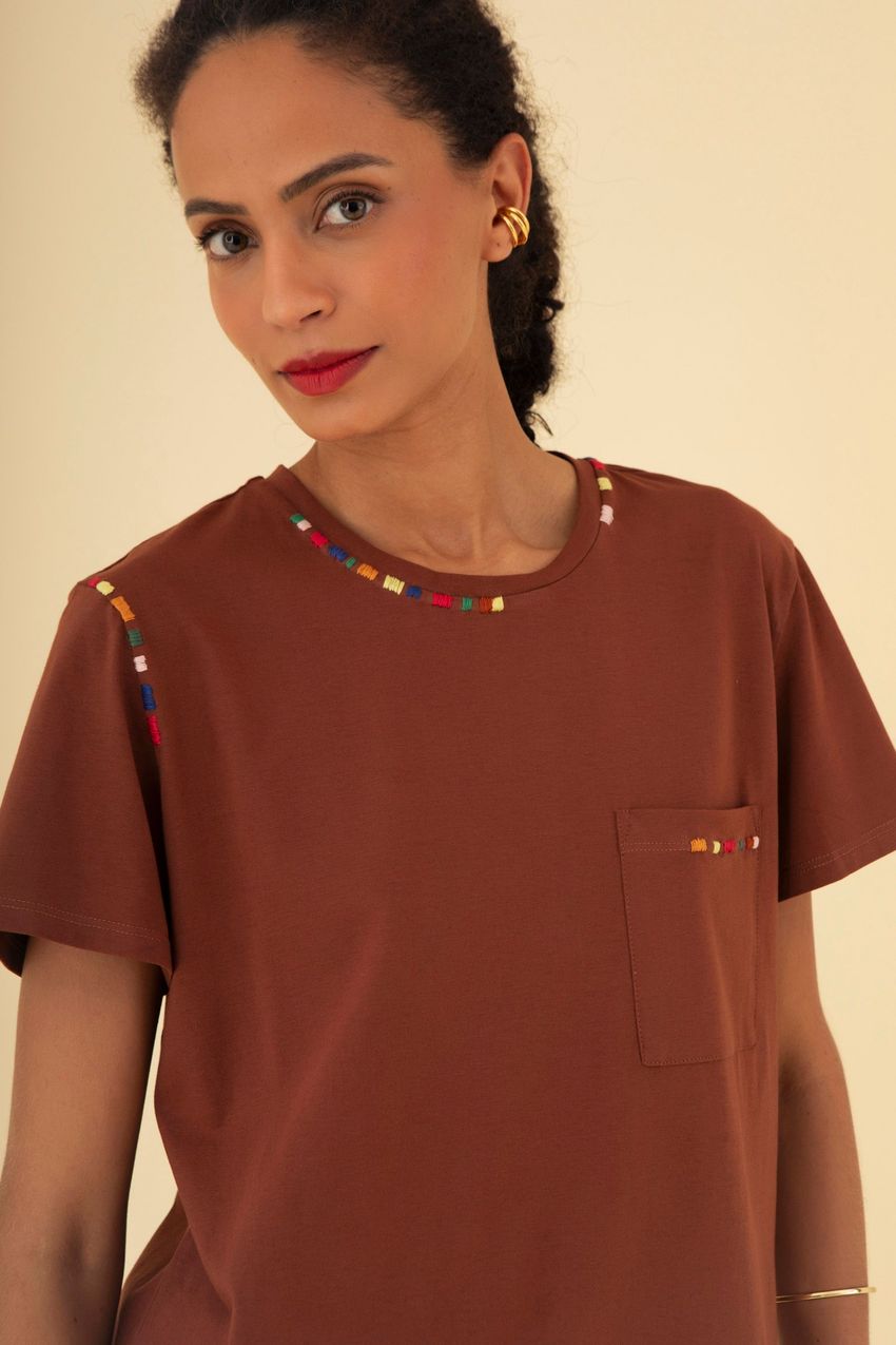 Camiseta Confete Canela