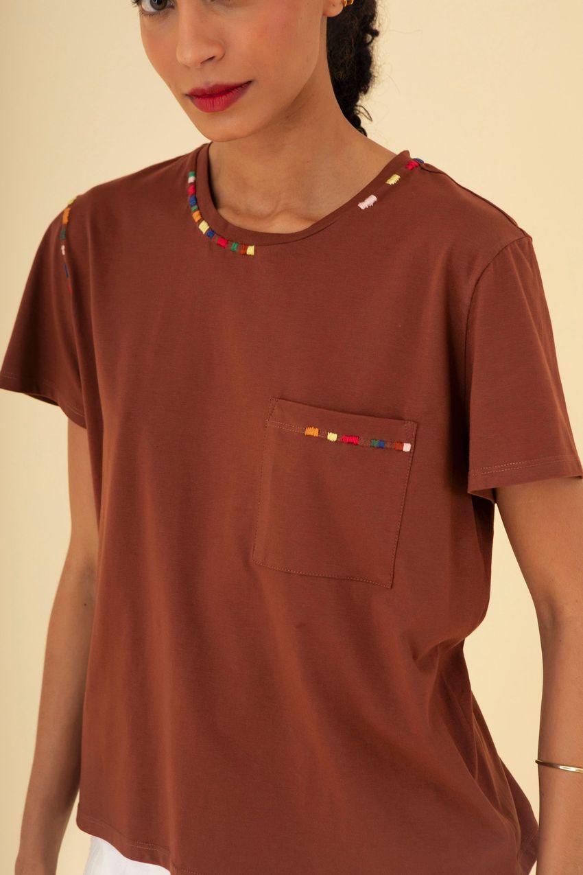 Camiseta Confete Canela