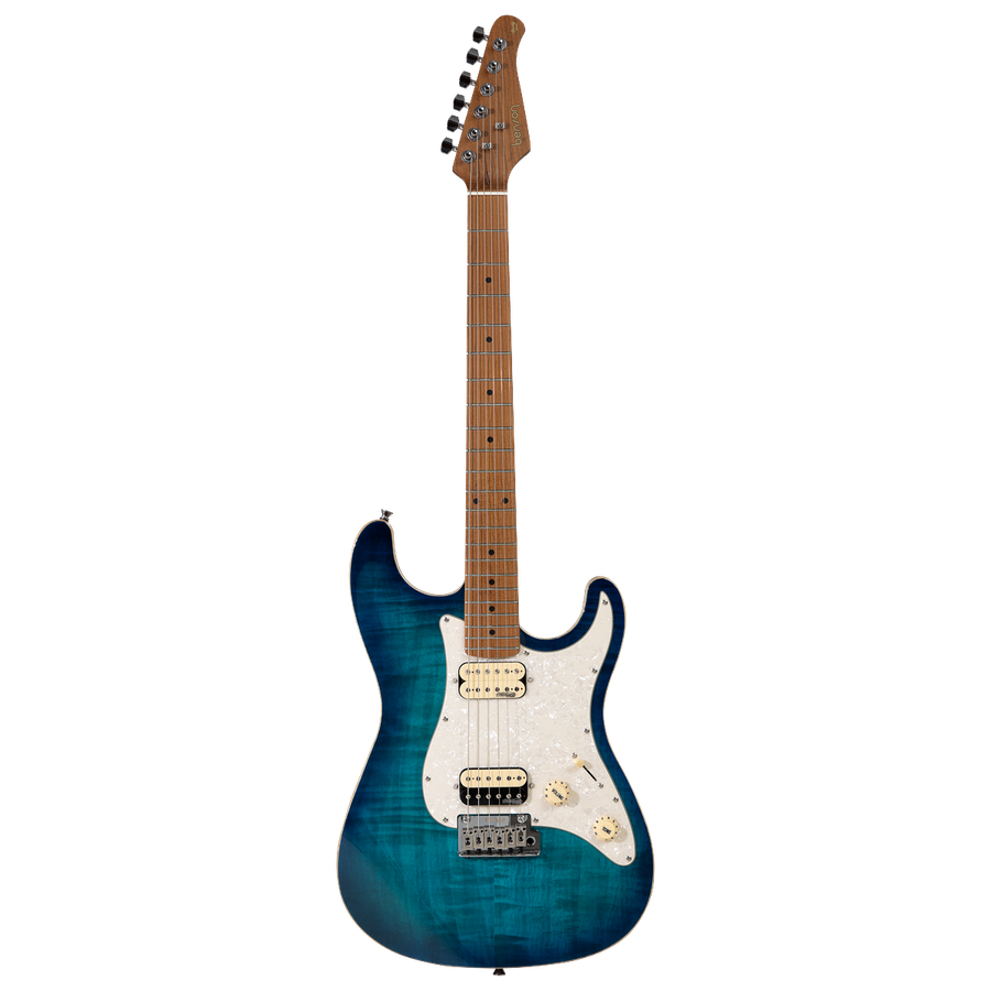 Guitarra Benson Hardy Modern Super Strato Esmerald Blue HH