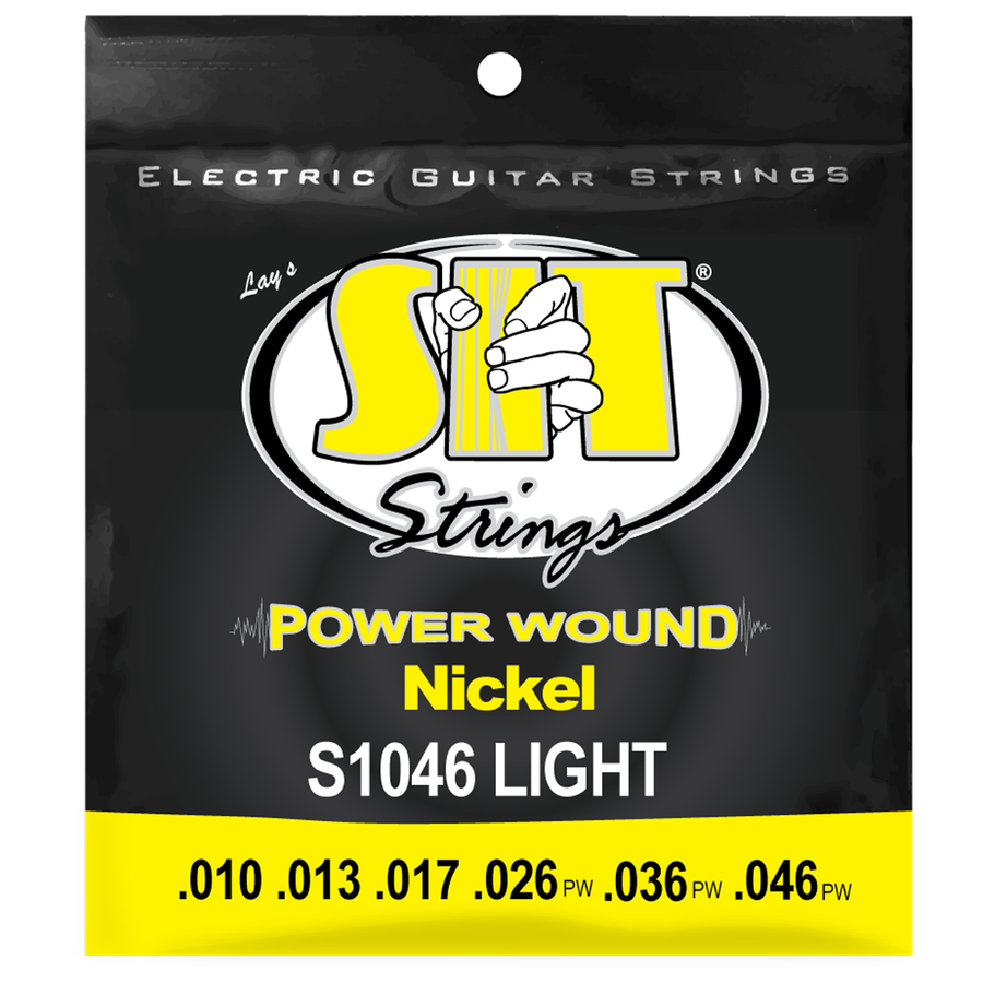 Encordoamento Para Guitarra SIT 010 Power Wound Light S1046