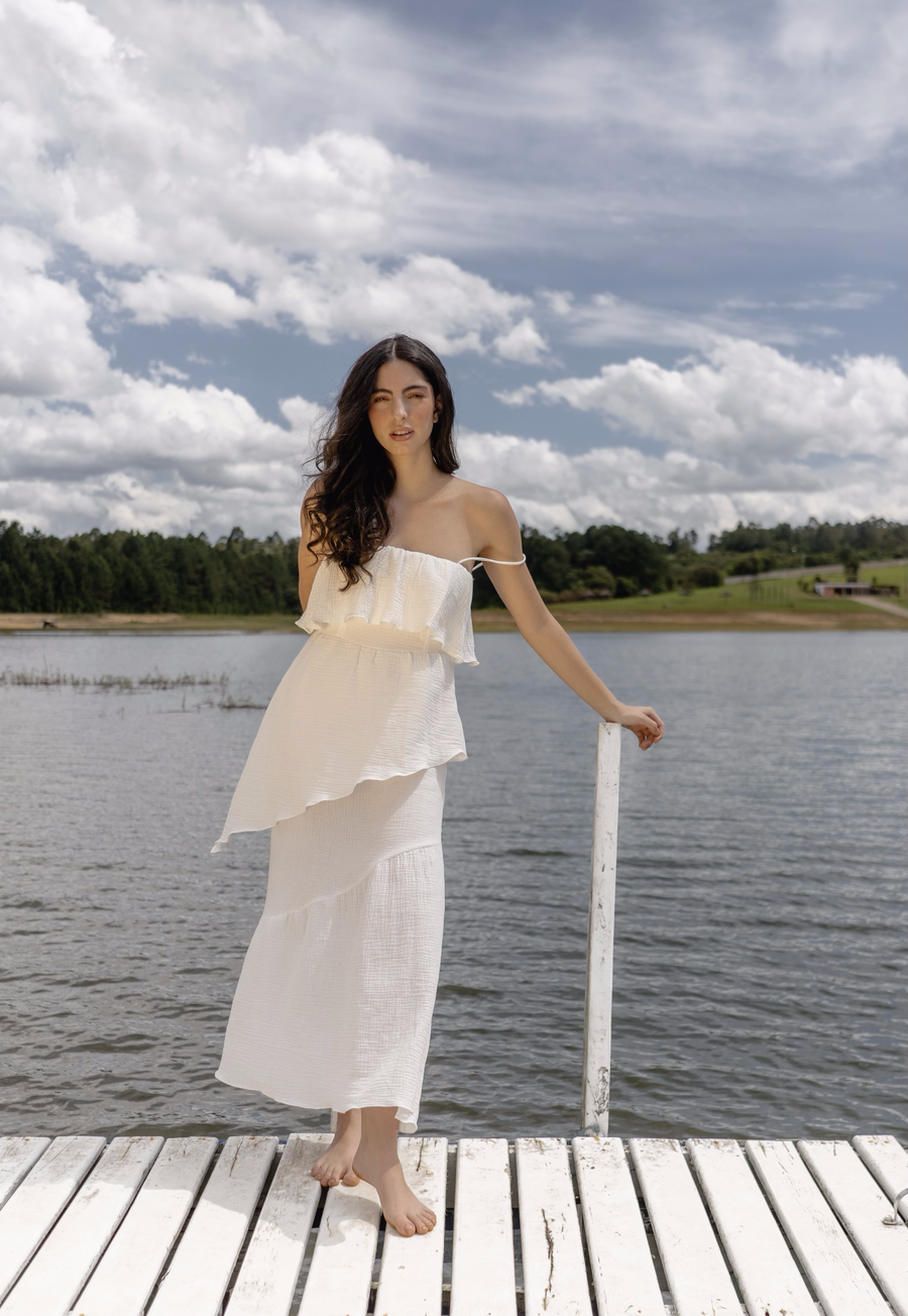 Vestido Caroá branco