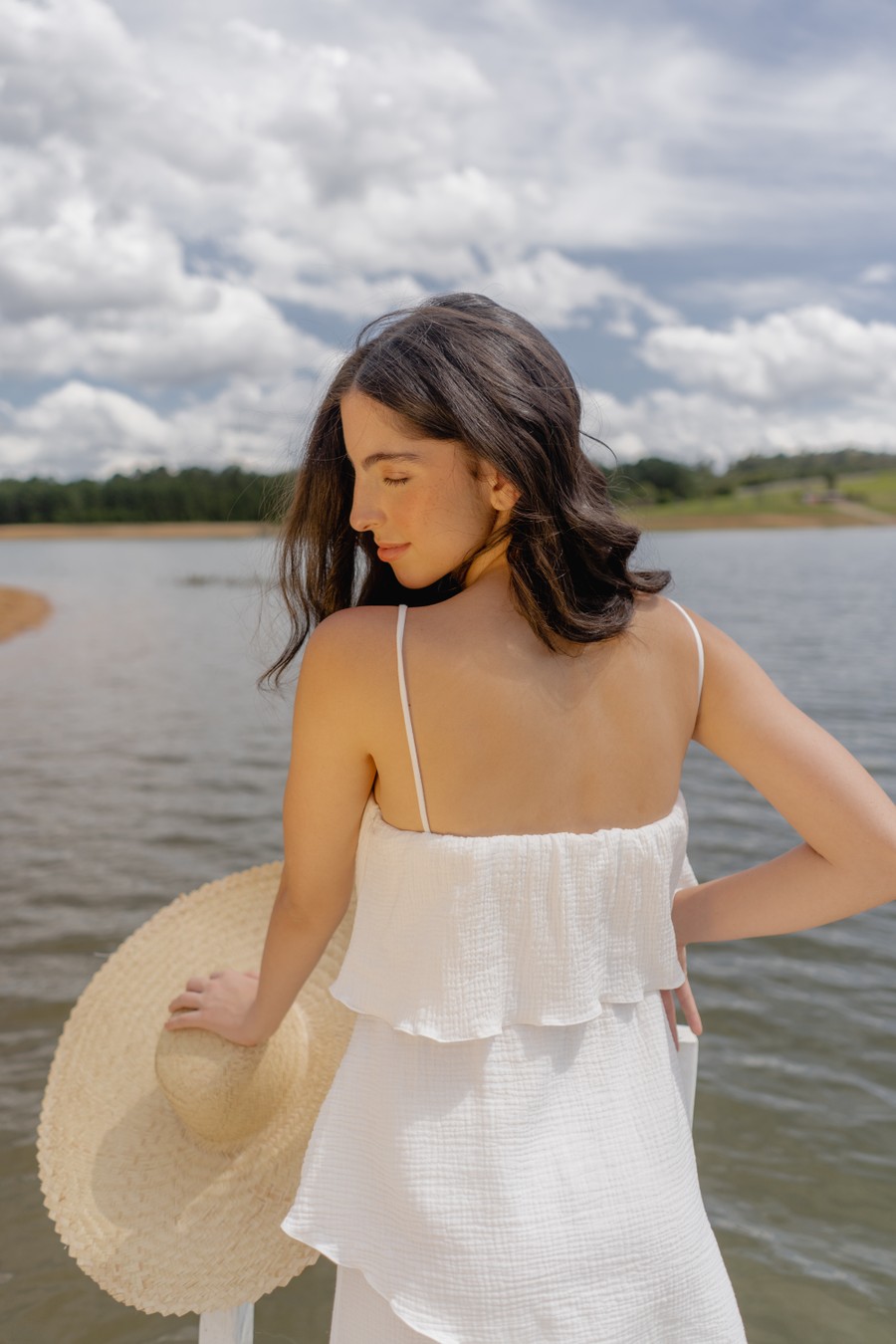 Vestido Caroá branco